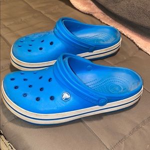 Blue crocs